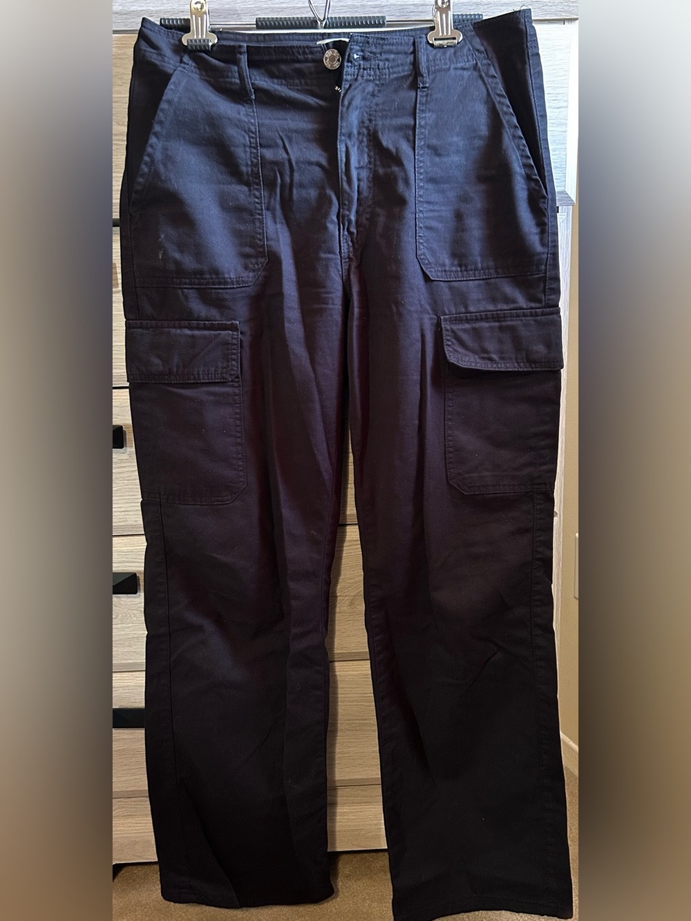 Women’s Dark blackCargo Pants - Classic Utility Style